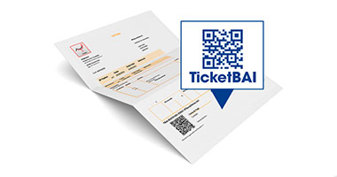 Icono factura con logotipo TicketBAI