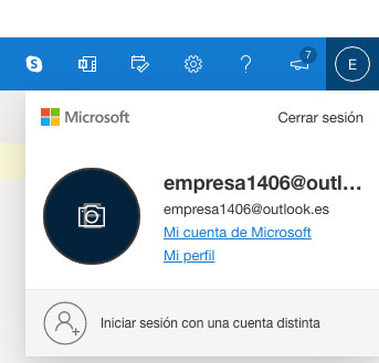 Iniciar sesión en una cuenta de Microsoft.